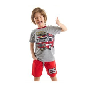 Mushi Firefighter Boys T-shirt Shorts Set