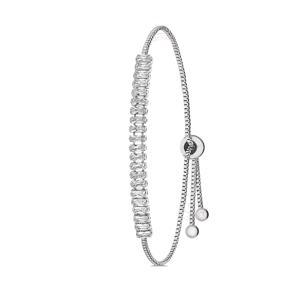 Polo Air Zircon Stone Adjustable Women's Baguette Watertrack Bracelet