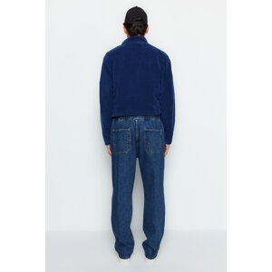 Trendyol Men's Navy Blue Regular Elastic Waist Denim Jeans.