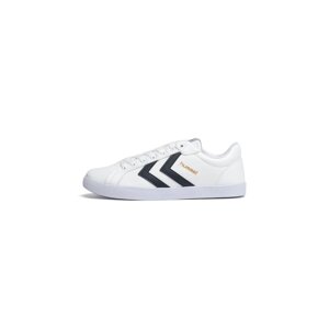 Hummel Deuce Court Tonal Unisex White Sneakers.