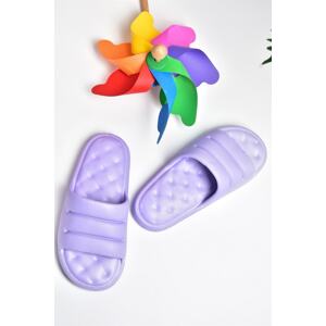 Fox Shoes Lilac Women's Daily/beach Slippers