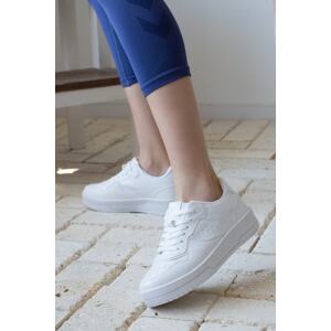 İnan Ayakkabı Women's White Sports Shoes Sneaker