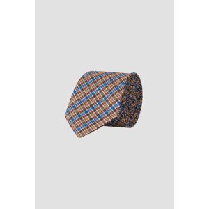 ALTINYILDIZ CLASSICS Men's Brown-blue Seamless Coffee-blue Classic Tie