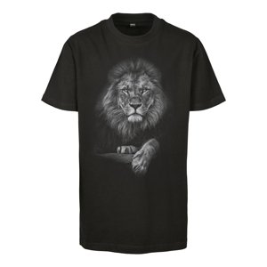 Dětské tričko Lion v černé barvě