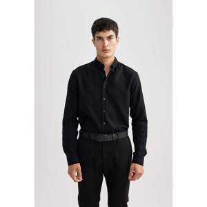 DEFACTO Modern Fit Shirt Collar Long Sleeve Shirt