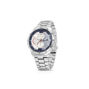Polo Air Men's Wristwatch Silver-Blue Color