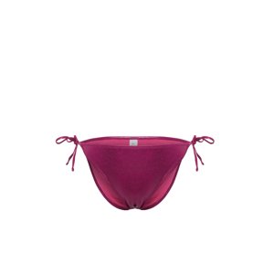 Trendyol Purple Tied Shiny Lacquer Printed Bikini Bottoms