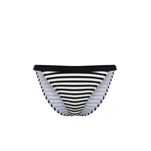 Trendyol Striped Textured Bikini Bottom