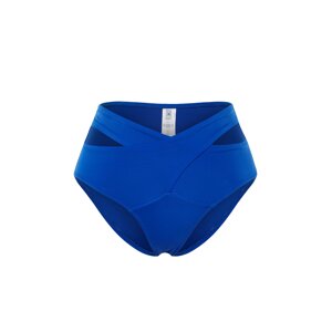 Trendyol Saxe Blues Cut Out/Windowed High Waist Bikini Bottom