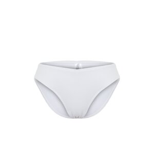 Trendyol White Textured Bikini Bottoms