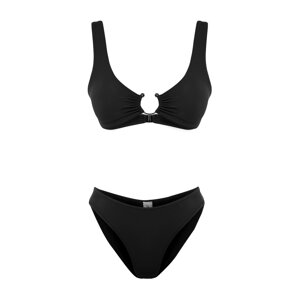 Trendyol Black Bralet Accessory Regular Bikini Set
