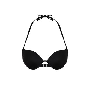 Trendyol Black Balconette Push Up Bikini Top