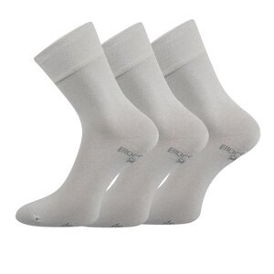 3PACK ponožky Lonka světle šedé