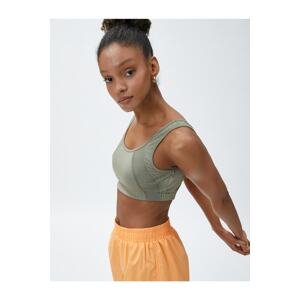 Koton Tulle Detailed Elastic Sports Bra