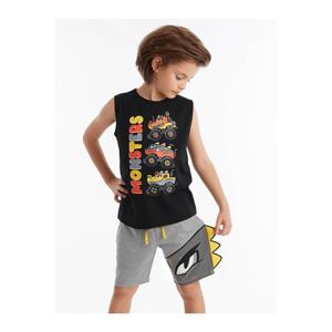 Denokids Monster Cars Boy's T-shirt Shorts Set
