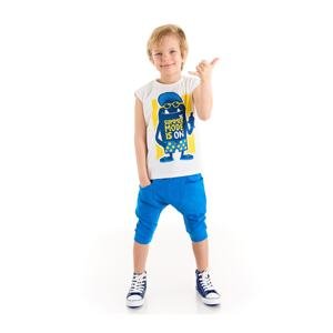 Denokids Summer Mode Boy's T-shirt Capri Shorts Set
