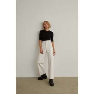 VATKALI Leather Trousers White