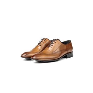 Ducavelli Stylish Genuine Leather Men's Oxford Laced Classic Shoes