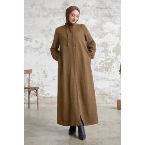 InStyle Levina Abaya with Hidden Placket - Light Brown
