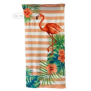Raj-Pol Unisex's Towel Red Flamingo