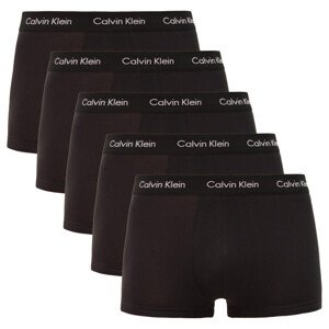 5PACK pánské boxerky Calvin Klein černé