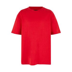 Dětské tričko Heavy Oversize - červené