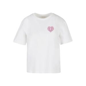 Dámské tričko Heart Cage - bílé