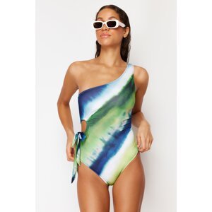 Trendyol Multicolored Striped Strapless Strappy Swimsuit