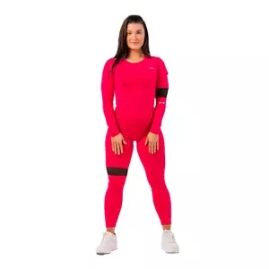 Nebbia Legíny Sporty s vysokým pasem a kapsou na boku 404 pink XS