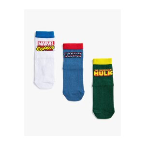 Koton Set of 3 Marvel Printed Socks Licensed