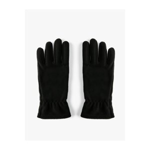 Koton Polar Gloves with Rubber Detail