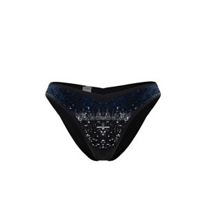 Trendyol Black Sequined Brazilian Bikini Bottom