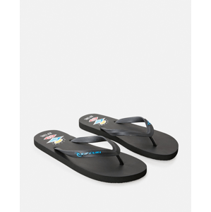 Žabky Rip Curl ICONS OF SURF BLOOM OPEN TOE Black/Blue