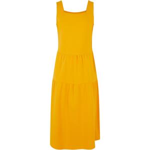Dívčí šaty 7/8 Length Valance Summer Dress - žluté