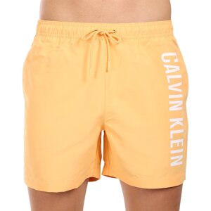 Pánské plavky Calvin Klein oranžové