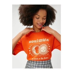 Koton Women's T-shirt Orange 3sal10259k