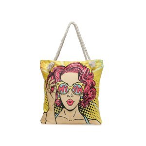 Polaris POPART PLJ 3FX YELLOW MULTI Woman Beach Bag