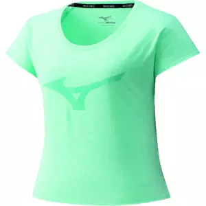 Dámské tričko Mizuno Core RB Graphic Tee zelené, XS