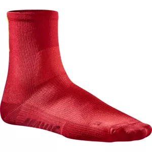 Cyklistické ponožky Mavic Essential střední červené, 35-38