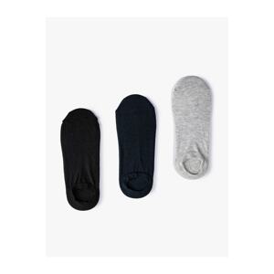 Koton 3-Piece Sneaker Socks Set Multi Color