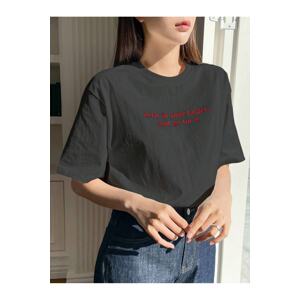 Know Women's Smoked Zero In Your Target Printed Oversized T-Shirt