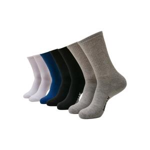Logo Sport Socks 7-Pack černá/bílá/vřesově šedá/modrá