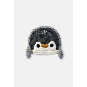 Dagi Kids Penguin Patterned White-Black Beanie