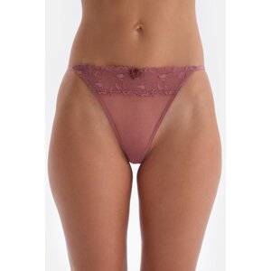 Dagi Pale Pink Tulle Detailed G-String