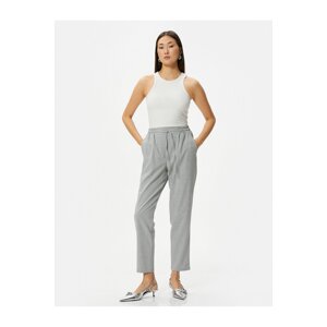 Koton Elastic Waist Jogger Trousers with Pocket Detail