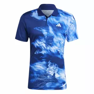 Pánské tričko adidas  Melbourne Tennis HEAT.RDY FreeLift Polo Shirt Blue M