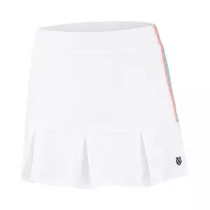 Dámská sukně K-Swiss  Hypercourt Pleated Skirt 3 White L