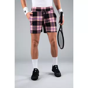 Pánské šortky Hydrogen  Tartan Shorts Pink/Black L