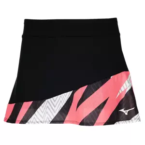 Dámská sukně Mizuno  Flying Skirt Black/Neon Flame S