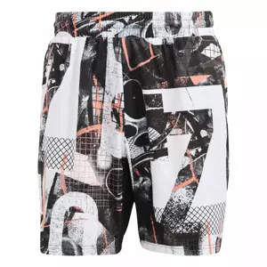 Pánské šortky adidas  Club Tennis Graphic Shorts White XXL